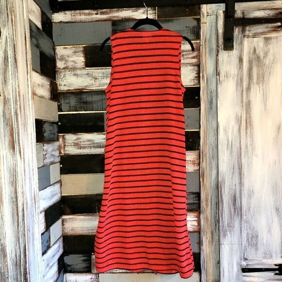 Lularoe Striped Joy Coverup Long Vest - Picture 3 of 5